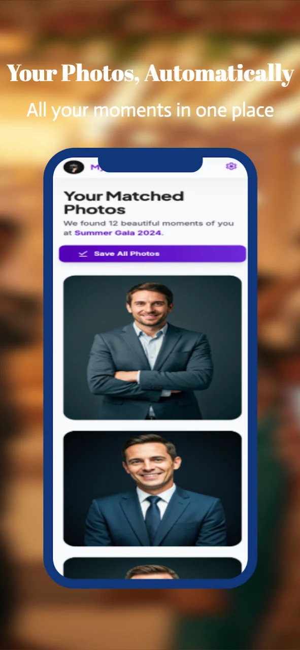 MyEventPics app screenshot